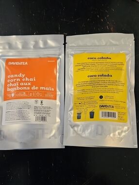 DAVIDsTEA Candy Corn Chai & Coco Colada Tea Pairing - 2 Bags